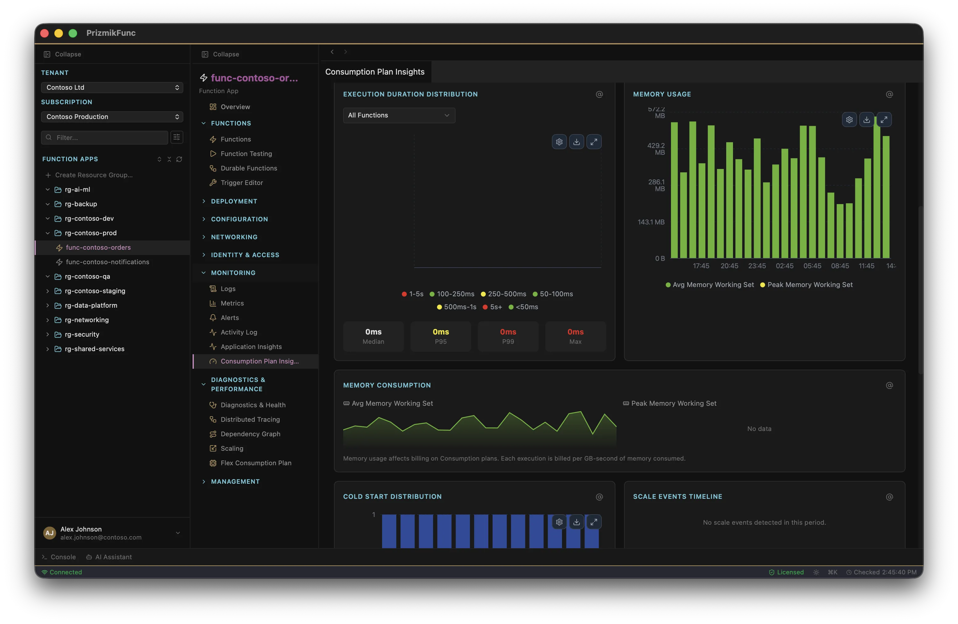 PrizmikFunc — AI assistant panel