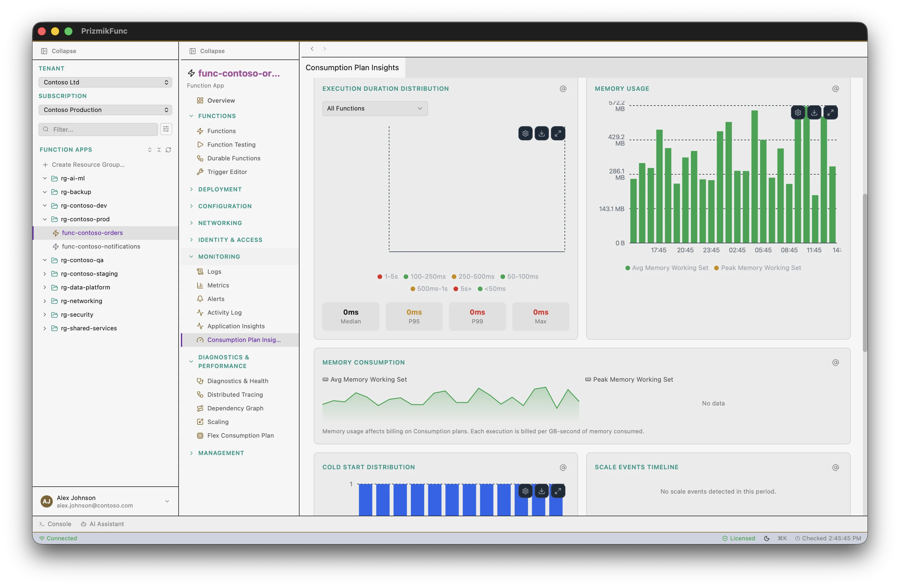 PrizmikFunc — AI assistant panel